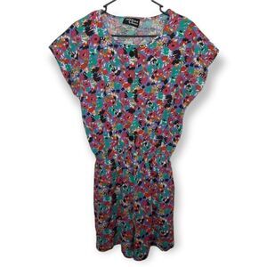 Additions by Ronnie Vintage 80s Floral Jumpsuit sz Medium